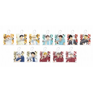 排球少年Training Menu Decorated Acrylic Keychain	(原盒12pcs)